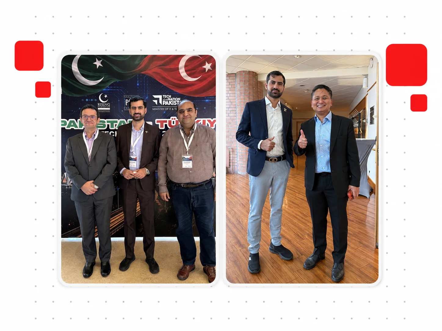 About Digital team at the Pakistan–Türkiye tech event and with international partners